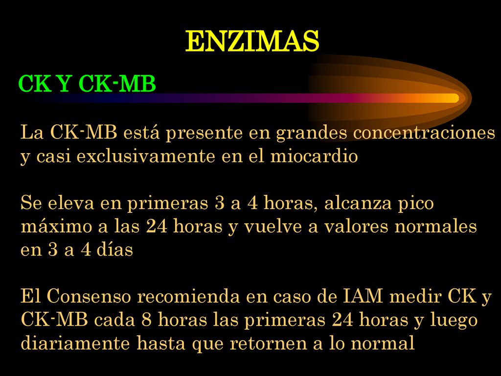 Ck enzima normales valores de